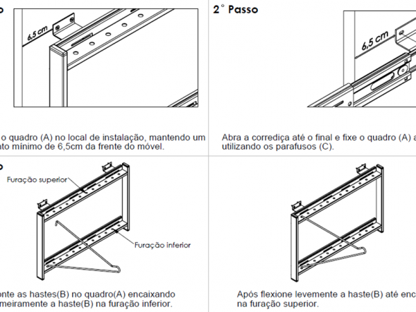 CALCEIRO TELESC.  380 X 330  X 450MM 12 VARAS