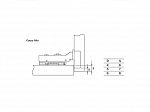 DOBRADIÇA C/ AMORTECEDOR CLIP-ON CURVA 4F - HARDT