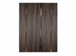 PAINEL TECPLAY 41MM 2 FACES LAMINA EBONY RED R477 2750 x 1850mm 5,08 m²