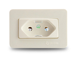TOMADA EASY INSTAL 20A 3 PINOS BRANCO - GUIDINI