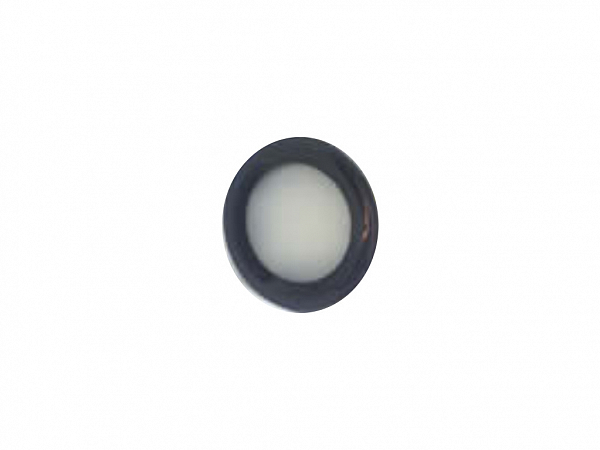 LUMINARIA LED VASTMOB CIRCULAR PRETO BRILHO 3000K 60mm - CONNECT