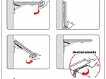 SUPORTE TAMPO RETRATIL 350MM BRANCO - HARDT