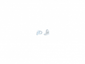 SUPORTE TRADICIONAL 2 FUROS BRANCO 13x13    61313