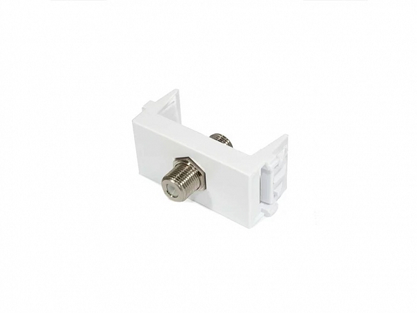 TERMINAL COAXIAL LATAO P/ PLACA DE EMBUTIR BRANCO