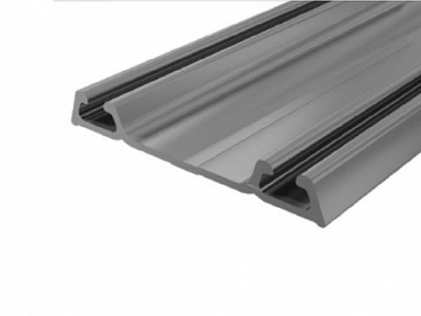 TRILHO ALUM. CX DUPLO INF. 3M RM 023 INOX - ROMETAL