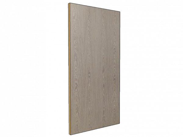 MDF 06MM 1 FACE LAMINA WALNUT CLARO R433 / 1 FACE L.B. 2500 X 1200