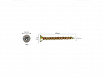 PARAFUSO ENCARTELADO 4 X 40mm C/ 20 UNIDADES