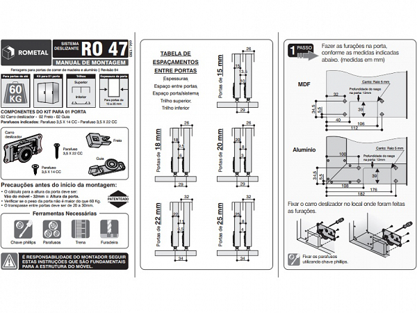 SISTEMA RO 47 - ROMETAL