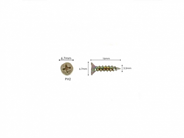 PARAFUSO 3,5 x 16mm CH CX C/ 500 MISTER